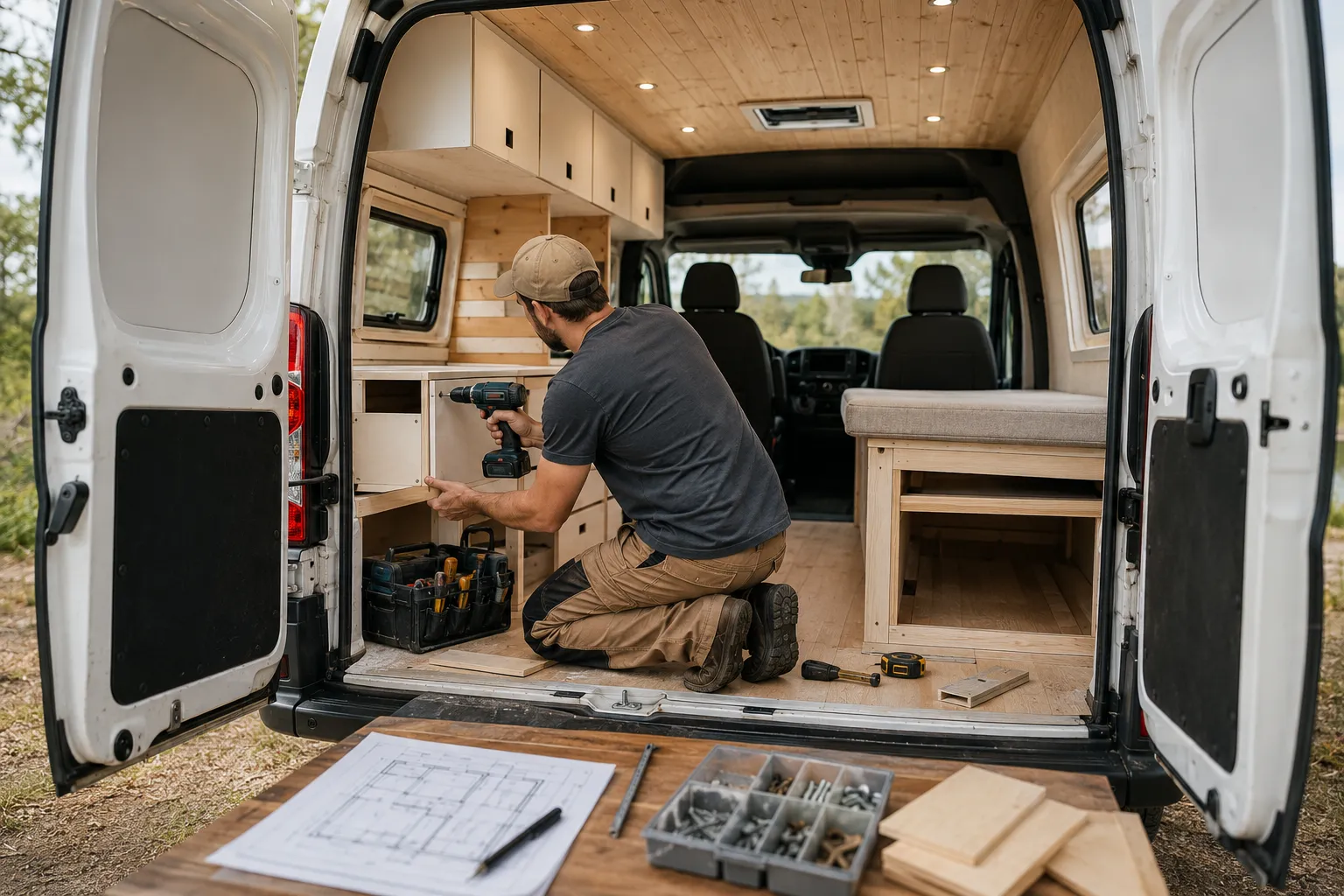 Posso transformar a carrinha em autocaravana eu mesmo? | Blog GTA